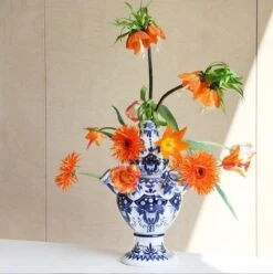 &Klevering Tulpenvaas XL - Aardewerk - Delfts Blauw - 42 Cm 17 &Klevering Tulpenvaas XL - Aardewerk - Delfts Blauw - 42 Cm -klevering Winkel 1196x1200
