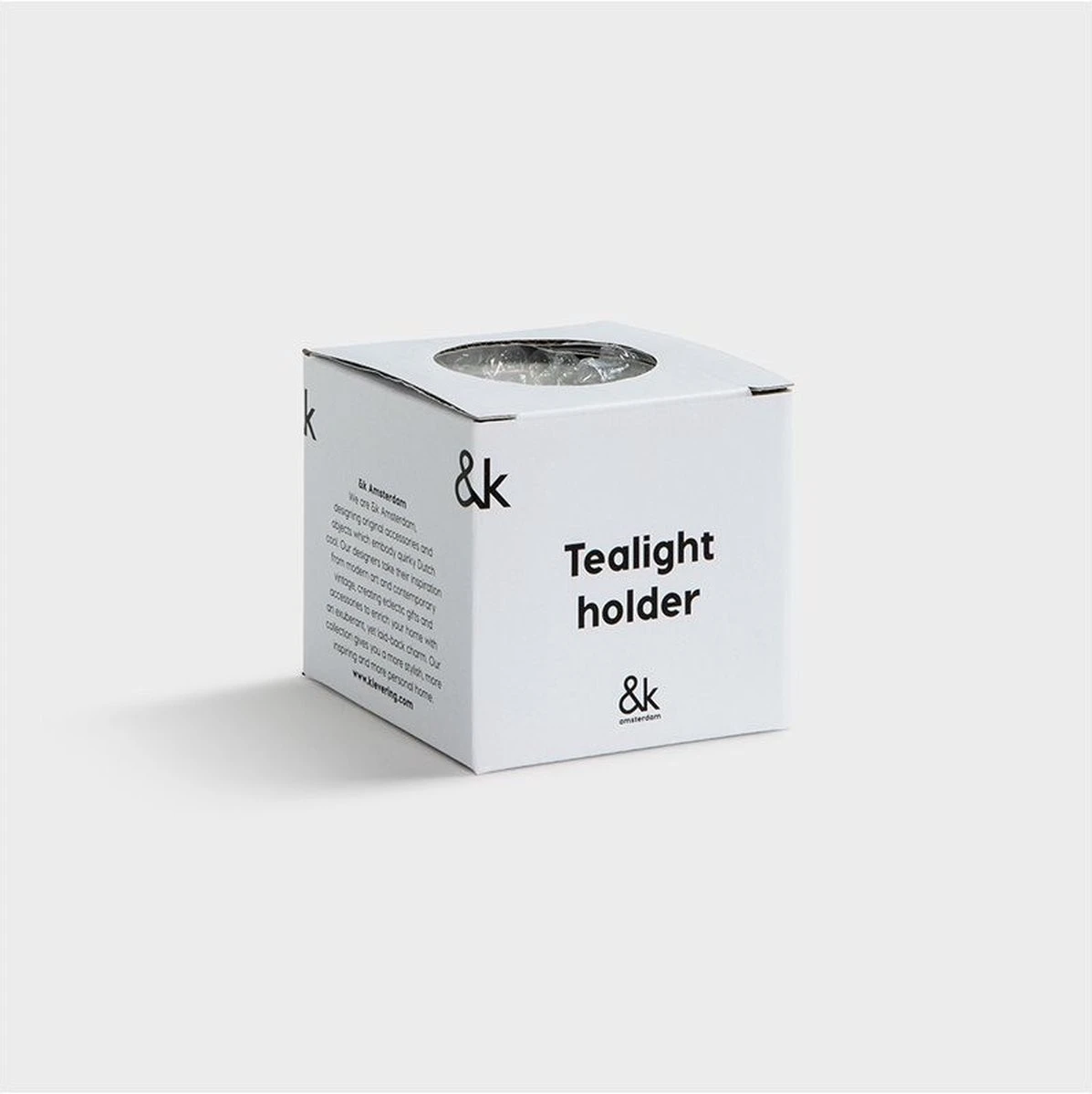 Theelicht Houder Goud En Blauw - &Klevering 2 Theelicht Houder Goud En Blauw - &Klevering - Afbeelding 2