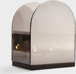 &Klevering - Reflection Arch Waxinelichthouder - 10 X 14 Cm - Duo Theelichthouder Met Reflectieglas
