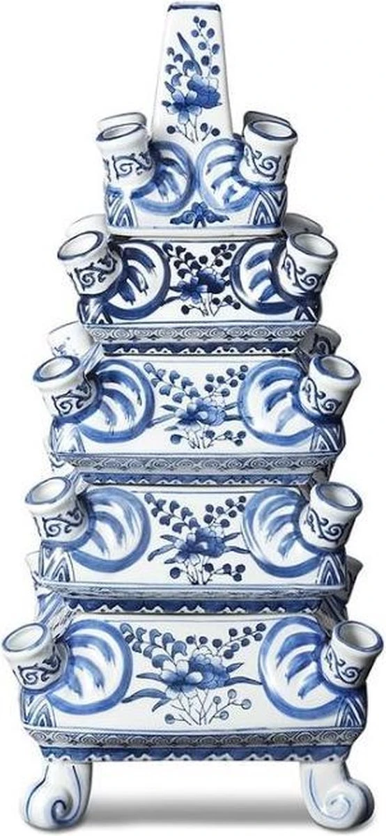 Tulpenvaas Rijksmuseum - 58 Cm - &Klevering - Delfts Blauw 1 Tulpenvaas Rijksmuseum - 58 Cm - &Klevering - Delfts Blauw