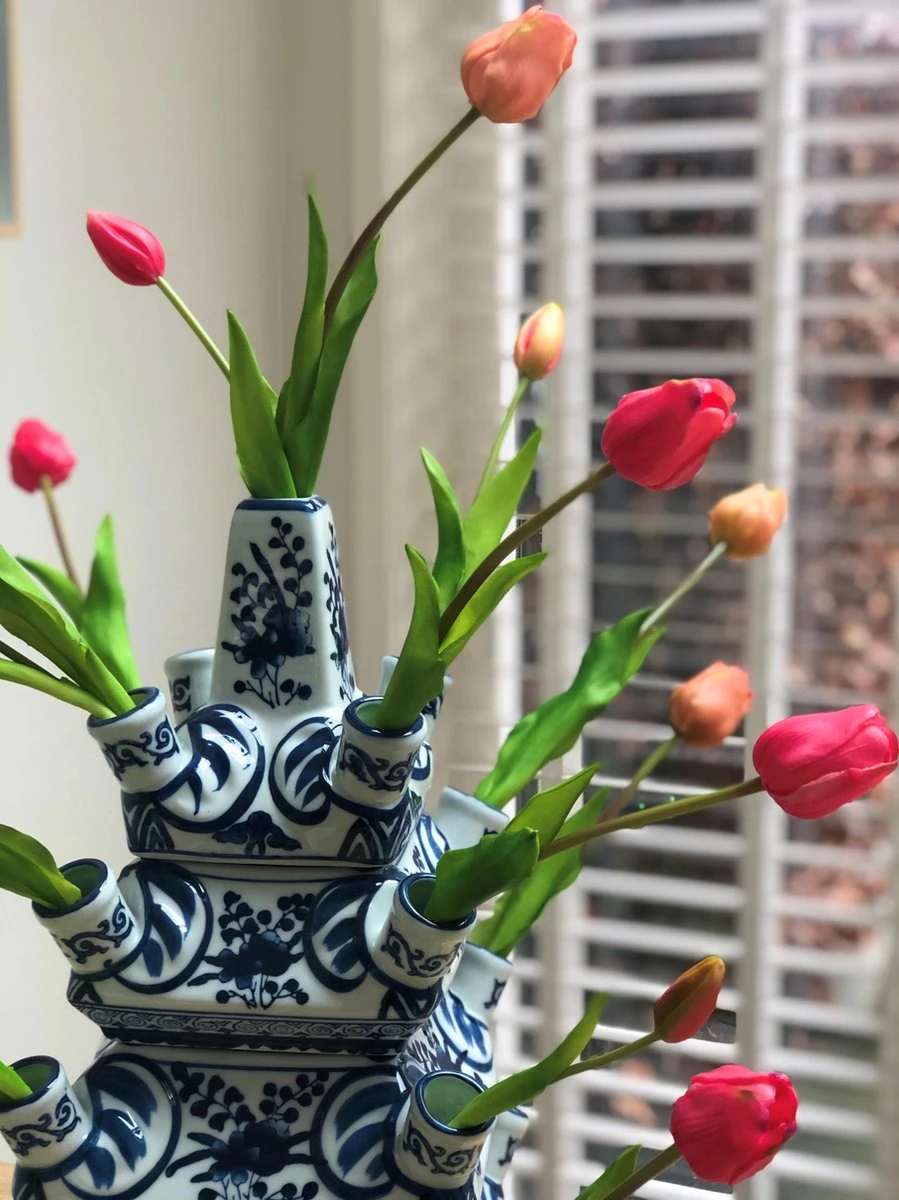 &Klevering Tulpenvaas Rijksmuseum - 58 Cm - Delfts Blauw 3 &Klevering Tulpenvaas Rijksmuseum - 58 Cm - Delfts Blauw - Afbeelding 3