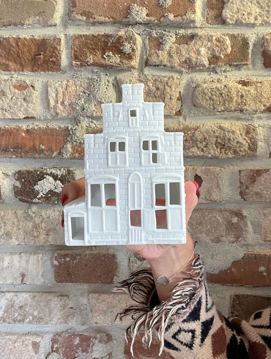 Waxinelichthouder - Vermeer - 14 Cm - Het Straatje Van Vermeer - Johannes Vermeerstraat - Hollandse Cadeautjes - Moederdag Cadeau Voor Mama - Moederdag Cadeau 9 Waxinelichthouder - Vermeer - 14 Cm - Het Straatje Van Vermeer - Johannes Vermeerstraat - Hollandse Cadeautjes - Moederdag Cadeau Voor Mama - Moederdag Cadeau - Afbeelding 9