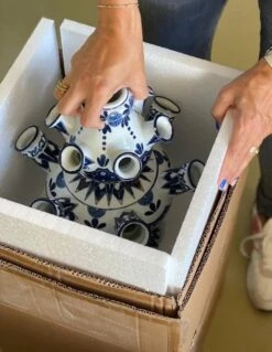 &Klevering Tulpenvaas XL - Aardewerk - Delfts Blauw - 42 Cm 12 &Klevering Tulpenvaas XL - Aardewerk - Delfts Blauw - 42 Cm -klevering Winkel 930x1200 1