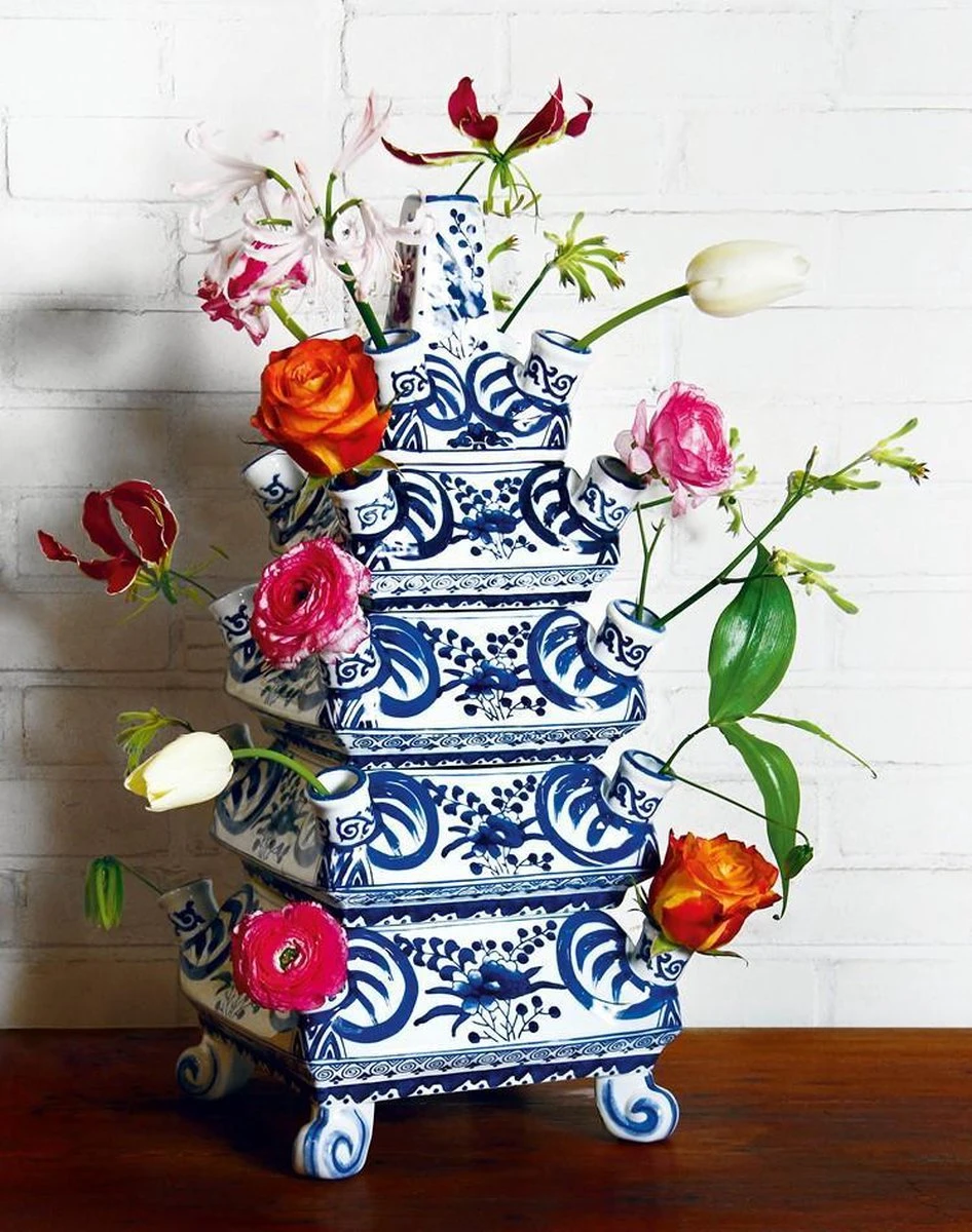 &Klevering Tulpenvaas Rijksmuseum - 58 Cm - Delfts Blauw 7 &Klevering Tulpenvaas Rijksmuseum - 58 Cm - Delfts Blauw - Afbeelding 7