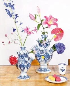 Tulpenvaas - 31 Cm - &Klevering - Tulpenvaas Delfts Blauw - Cadeau Voor Vrouw - Relatiegeschenk - Holland Souvenir - Cadeau Moeder - Housewarming Cadeau -klevering Winkel 983x1200