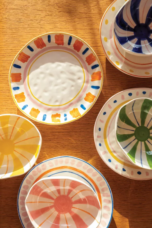 & Klevering &klevering Boavista Dinerbord Ø21,5 Set Van 4 4 & Klevering &klevering Boavista Dinerbord Ø21,5 Set Van 4 - Afbeelding 4