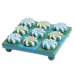& Klevering &klevering Candy Tic-Tac-Toe Spel Blauw