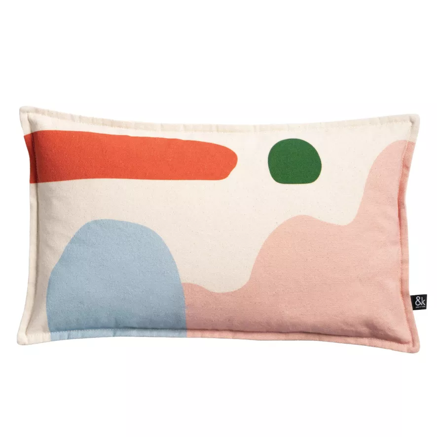 & Klevering &klevering Collage Kussen 30x50 2 & Klevering &klevering Collage Kussen 30x50 - Afbeelding 2