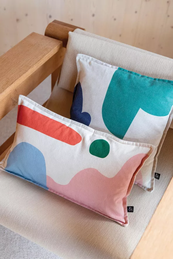 & Klevering &klevering Collage Kussen 30x50 5 & Klevering &klevering Collage Kussen 30x50 - Afbeelding 5