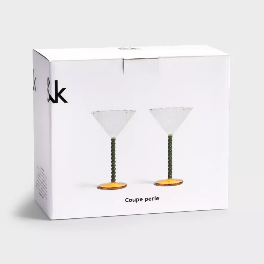 & Klevering &klevering Bold Coupe Champagneglazen Set Van 2 8 & Klevering &klevering Bold Coupe Champagneglazen Set Van 2 - Afbeelding 8