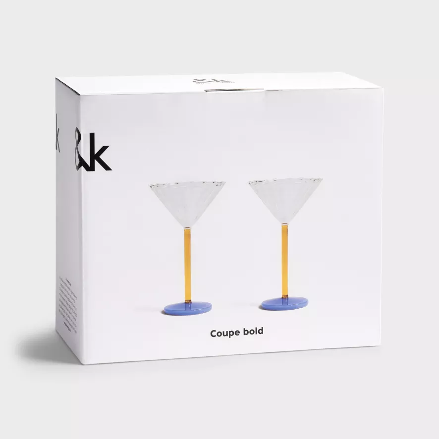 & Klevering &klevering Bold Coupe Champagneglazen Set Van 2 9 & Klevering &klevering Bold Coupe Champagneglazen Set Van 2 - Afbeelding 9
