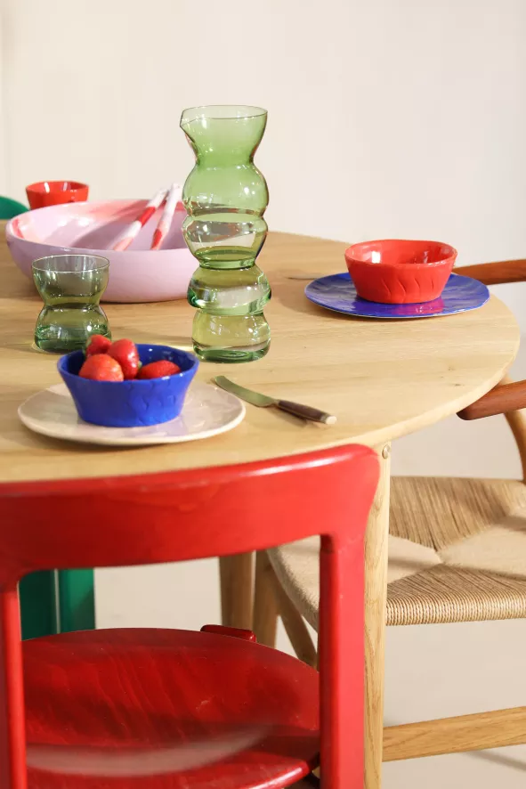 & Klevering &klevering Etch Dinerbord Ø21,5 Set Van 4 3 & Klevering &klevering Etch Dinerbord Ø21,5 Set Van 4 - Afbeelding 3