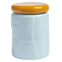 & Klevering &klevering Flake Voorraadpot Ø12 X 16,5 Blauw