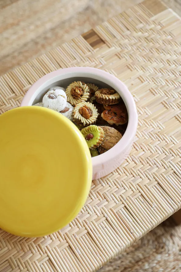 & Klevering &klevering Flake Voorraadpot Ø22x5 X 9,5 Roze 3 & Klevering &klevering Flake Voorraadpot Ø22x5 X 9,5 Roze - Afbeelding 3