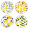 & Klevering &klevering Lemon Twig Dinerbord Ø22 Set Van 4