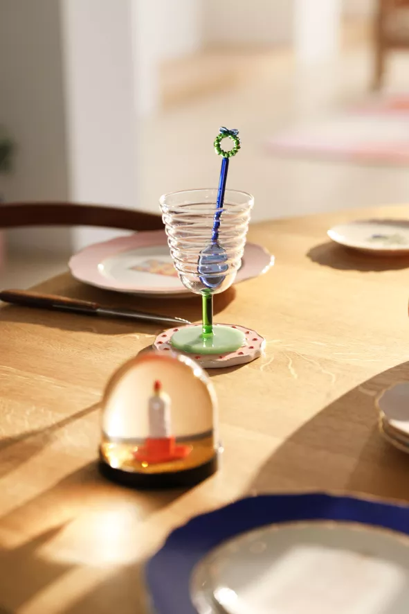 & Klevering &klevering Mingle Glazen Set Van 2 Oranje 4 & Klevering &klevering Mingle Glazen Set Van 2 Oranje - Afbeelding 4