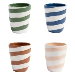 & Klevering &klevering Oblique Mok 0,25L Set Van 4