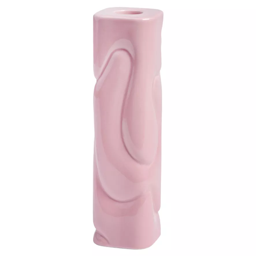 & Klevering &klevering Puffy Kandelaar Extra Large Roze 1 & Klevering &klevering Puffy Kandelaar Extra Large Roze