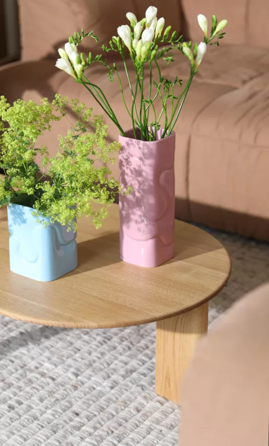 & Klevering &klevering Puffy Vaas Extra Large Roze 2 & Klevering &klevering Puffy Vaas Extra Large Roze - Afbeelding 2