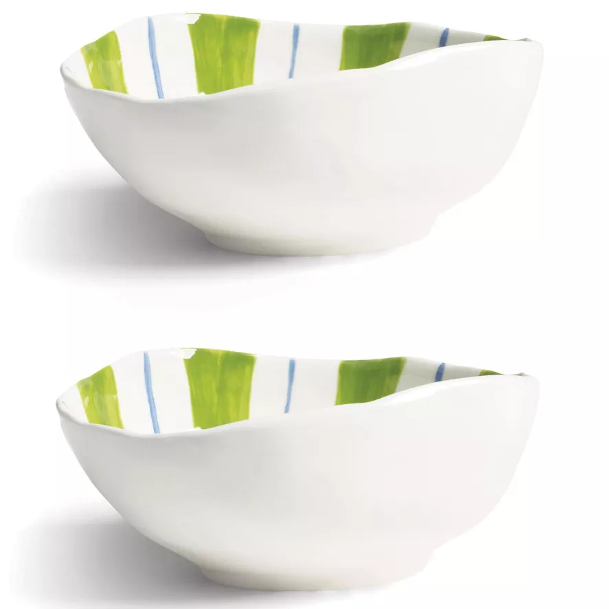 & Klevering &klevering Ray Kom 13x16,5 Set Van 2 Geel 2 & Klevering &klevering Ray Kom 13x16,5 Set Van 2 Geel - Afbeelding 2