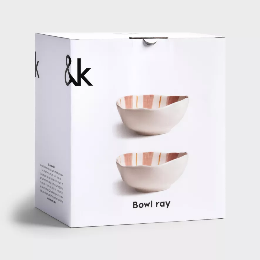 & Klevering &klevering Ray Kom 13x16,5 Set Van 2 Geel 12 & Klevering &klevering Ray Kom 13x16,5 Set Van 2 Geel - Afbeelding 12