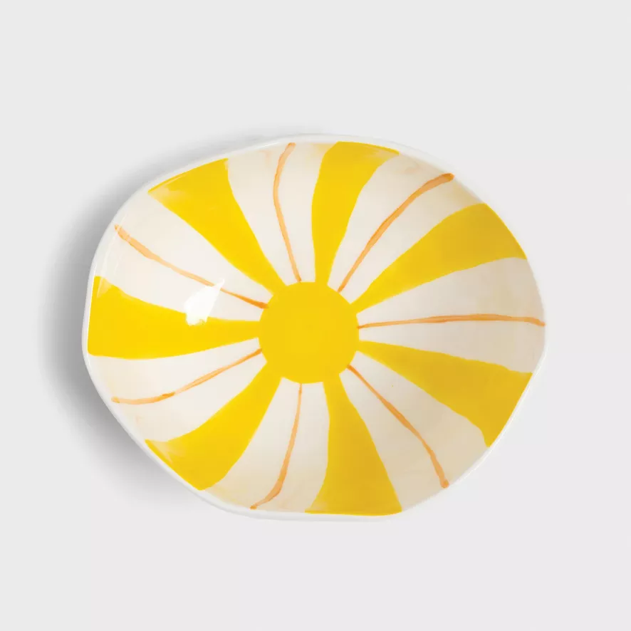 & Klevering &klevering Ray Kom 13x16,5 Set Van 2 Geel 6 & Klevering &klevering Ray Kom 13x16,5 Set Van 2 Geel - Afbeelding 6