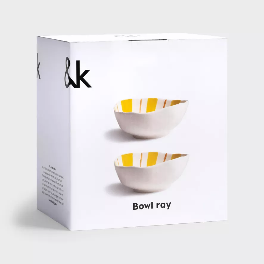 & Klevering &klevering Ray Kom 13x16,5 Set Van 2 Blauw 10 & Klevering &klevering Ray Kom 13x16,5 Set Van 2 Blauw - Afbeelding 10