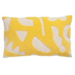 & Klevering &klevering Sketch Kussen 30x50 Geel