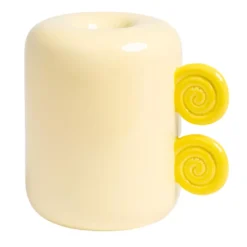 & Klevering &klevering Snail Vaas Medium Geel