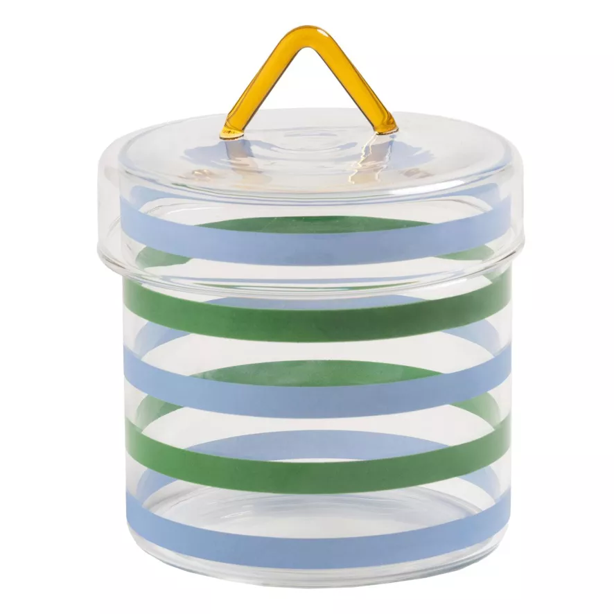 & Klevering &klevering Stripy Voorraadpot Medium 1 & Klevering &klevering Stripy Voorraadpot Medium