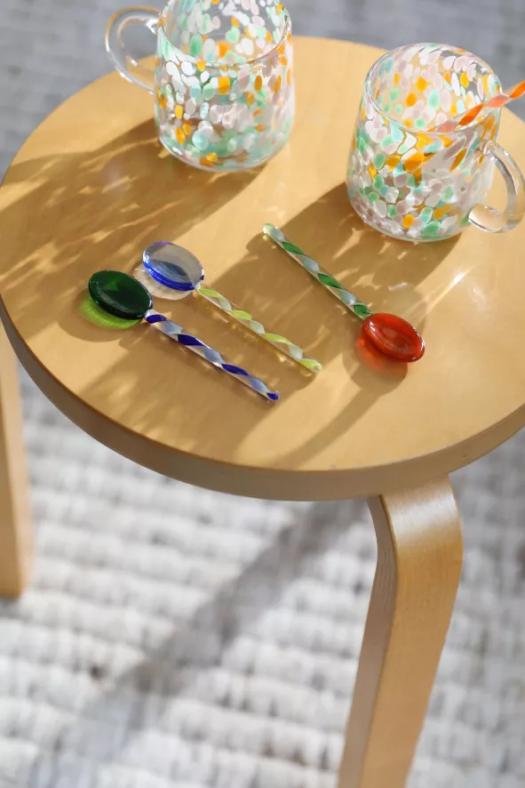 & Klevering &klevering Swirl Lepels Set Van 4 2 & Klevering &klevering Swirl Lepels Set Van 4 - Afbeelding 2