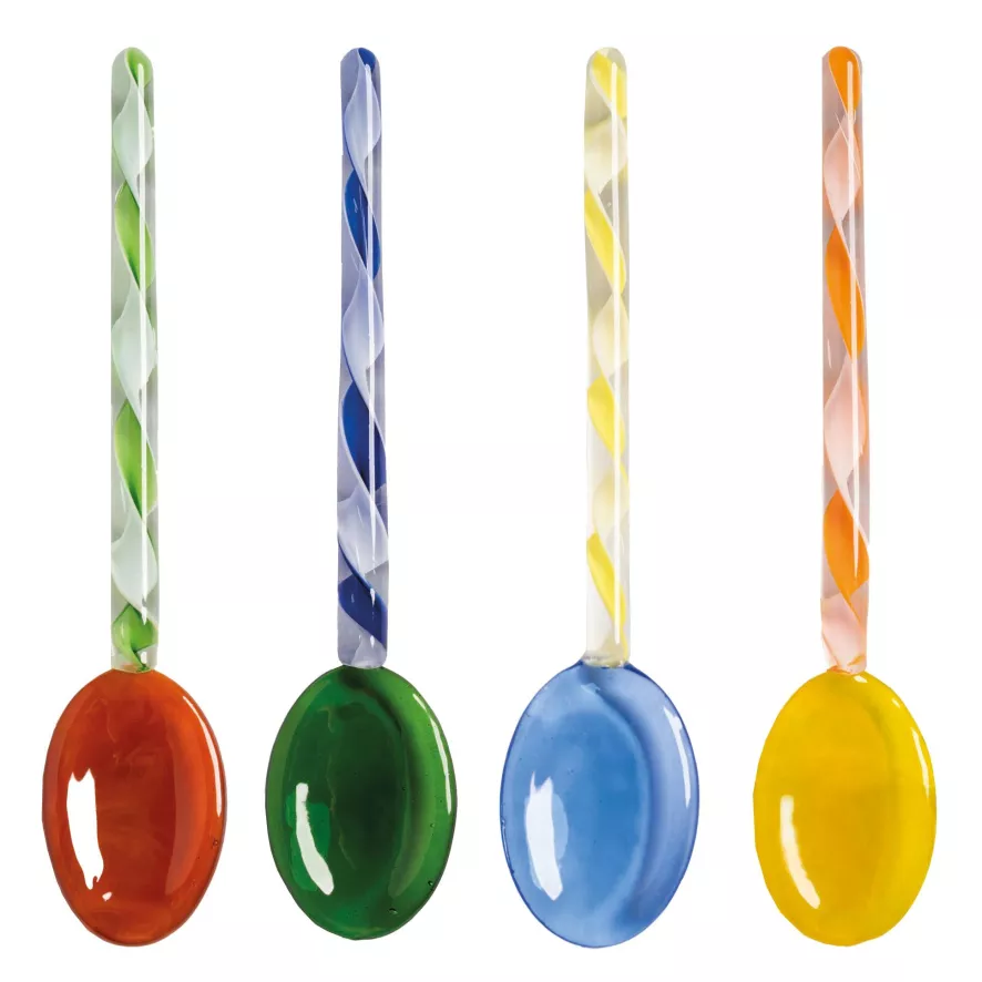 & Klevering &klevering Swirl Lepels Set Van 4 1 & Klevering &klevering Swirl Lepels Set Van 4