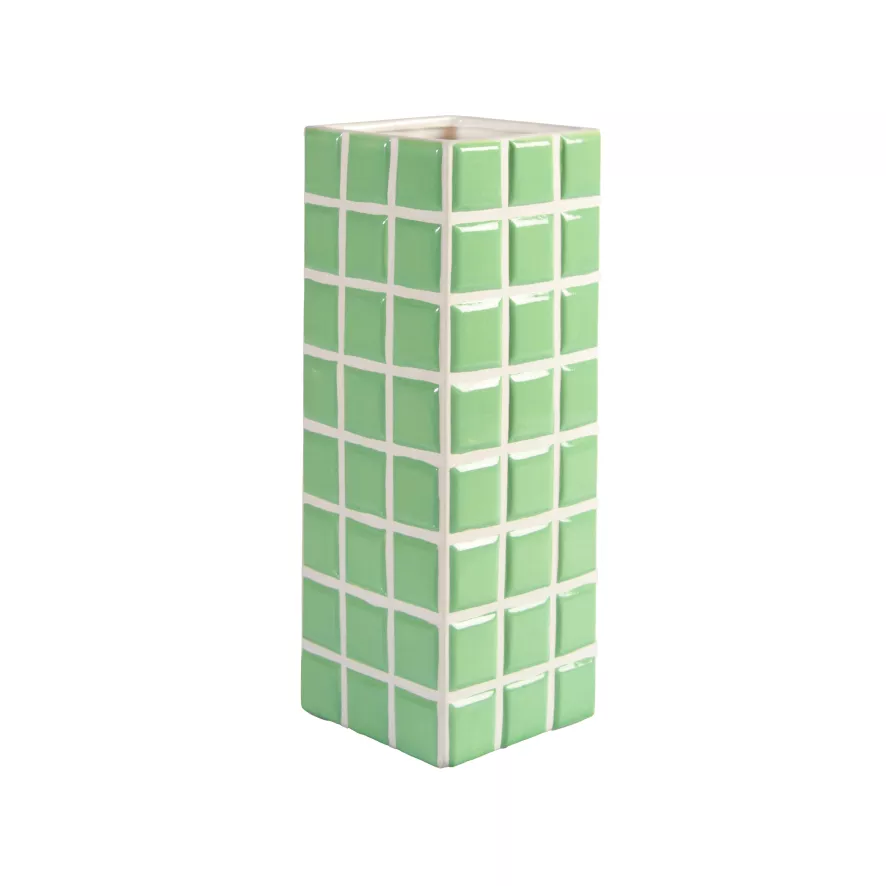& Klevering &klevering Tile Vaas Mint 1 & Klevering &klevering Tile Vaas Mint