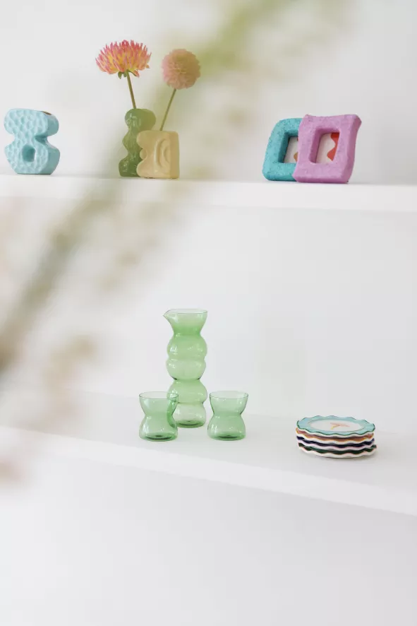 & Klevering &klevering Totem Karaf Oranje 6 & Klevering &klevering Totem Karaf Oranje - Afbeelding 6