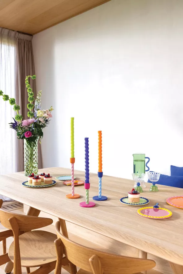 & Klevering &klevering Tulip Karaf 0,7L Blauw 4 & Klevering &klevering Tulip Karaf 0,7L Blauw - Afbeelding 4