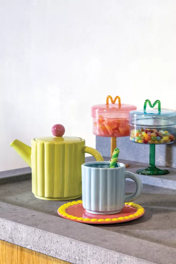 & Klevering &klevering Tube Theepot 0,9L Groen 3 & Klevering &klevering Tube Theepot 0,9L Groen - Afbeelding 3